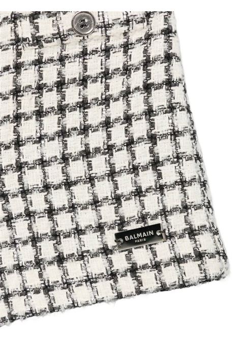 Shorts pied de poule BALMAIN KIDS | BZ6B51 E0253102AG